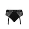Мереживні трусики для страпона з підв’язками для панчіх Strap-On-Me Diva Harness, XS