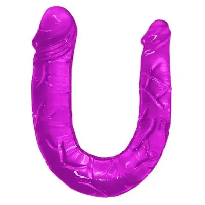 Двосторонній фалоімітатор Baile Double Dong Purple, 29,8 см