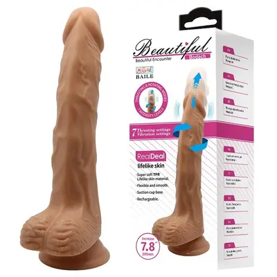 Beautiful Encounter Bodach Vibrator - Вибратор, 20 см (коричневый)