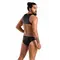 Passion - 056 BODY ADAM black - Сексуальний чоловічий боді, L/XL