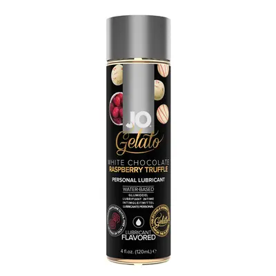 System JO GELATO White Chocolate Raspberry - змазка на водній основі зі смаком білого шоколаду та малини, 120 мл.