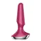 Satisfyer Plug-ilicious 2 - Анальна смарт-пробка, 14х3 см, (малінова)