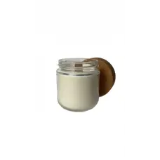 Glowing fire - Свеча соевая в стакане, 8х6.5 см (прозрачный стакан)