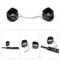 LoveToy Bondage Kit Vibrating - БДСМ набор: маска, кляп, наручники и вибратор для точки G (чёрный)