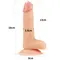 LoveToy - The Ultra Soft Dude Flesh 7" - Фаллоимитатор, 13х3.6 см