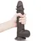 LoveToy - Sliding-Skin Dildo Coffee 9 - Фаллоимитатор, 23х4.2 см