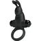 Pretty Love Vibro Penis Ring Rabbit I - Ерекційне кільце з вібрацією, 11.3х2.8 см (чорний)