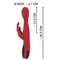 Orion Hi-tech Silicone Rabbit Vibrator - вібратор кролик з поштовхами, обертанням та функцією підігріву, 26.5х4.1 см