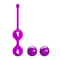 Pretty Love Kegel Tighten Up II Balls Pink - Вагінальні кульки, 16,3 см (фіолетові)