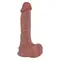 Фаллоимитатор Erospace Natural Play Silicone Dildo D2, 20.6 см
