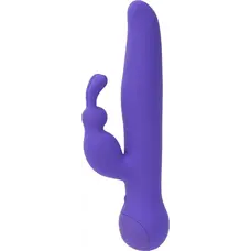 Swan Touch Duo Purple - вибратор-кролик с сенсорным управлением и ротацией, 14х3.8 см (фиолетовый)