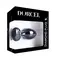 Dorcel - Diamond Plug - Металева анальна пробка з прикрасою у вигляді кристала (чорна) S