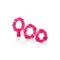 California Exotic Novelties - Red Magic C-Rings - Набор эрекционных колец, 3 шт California Exotic Novelties - Red Magic C-Rings - Набор эрекционных колец, 3 шт