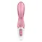 Satisfyer Hug Me - Ніжний вібратор-кролик, 21 см (рожевий)