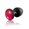 Dorcel Geisha Plug Ruby M анальная пробка со смещенным центром тяжести и кристаллом, 8х3.2 см (красный)