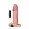 LoveToy Pleasure X-Tender Vibrating Penis Sleeve Flesh Add 2" - Насадка на пеніс, +5 см (тілесний)