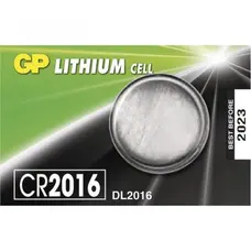 GP Lithium Cell - Батарейка CR2016 (DL2016, 3V), 1 шт