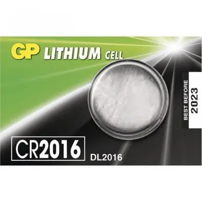 GP Lithium Cell - Батарейка CR2016 (DL2016, 3V), 1 шт