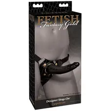Fetish Fantasy Gold Designer Strap-On - Дизайнерський страпон, 16.5х4.5 см