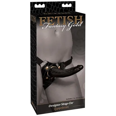 Fetish Fantasy Gold Designer Strap-On - Дизайнерський страпон, 16.5х4.5 см