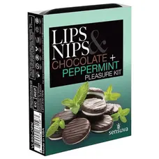 Подарочный набор Sensuva Lips & Nips Pleasure Kit Chocolate Peppermint