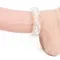 LoveToy Power Plus Cockring Clear - Рельєфне ерекційне кільце, 1.7 см (прозорий)