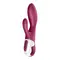 Satisfyer Heated Affair - Вибратор кролик, 20х3.5 см (бордовый)