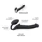 Безремневой страпон Strap-On-Me S, 24 см