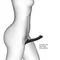 Безремневой страпон Strap-On-Me S, 24 см