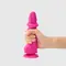 Strap-On-Me Sliding Skin Realistic Dildo - Фаллоимитатор, 12.8х3.6 см (S) (фуксия)