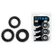 Baile Titan Cock Ring Set Blue - Ерекційні кільця, 3 шт