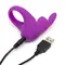 Happy Rabbit Rechargeable Cock Ring - Эрекционное виброкольцо, 6,7 см (фиолетовый)