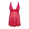 Obsessive - Lacelove babydoll & thong - Сексуальний комплект, XS/S (червоний)