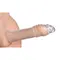 Size Matters Clear Choice Penis Extension Sleeve - Насадка на пеніс, 17,7 см (прозорий)