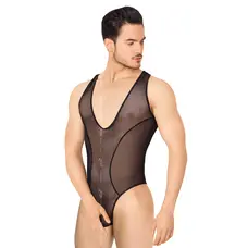 SoftLine Body 4609 - Чоловічий боді, XL (чорний)