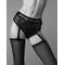 Мереживні трусики для страпона з підв’язками для панчіх Strap-On-Me Diva Harness, XS