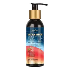 Sensuva UltraThick Water-Based Strawberry - Густая смазка на водной основе, 125 мл (клубника)