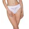 Passion PS001 Panties - Трусики с широкой резинкой и кружевом (белые, размер M)