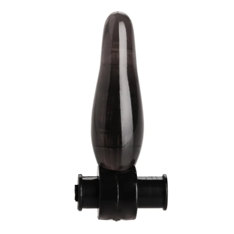 Trinity Vibes Vibrating Mini Anal Plug - Анальная вибропробка, 6,3 см (черный)