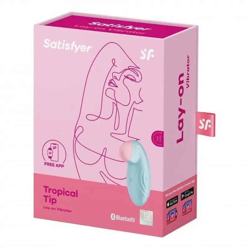 Satisfyer Tropical Tip - Вібратор для клітора (голубий)