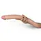 Двухсторонний фаллоимитатор LoveToy 17" King Size Realistic, 45 см