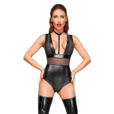 Боди с мокрым эффектом Noir Handmade F183 Powerwetlook body, M