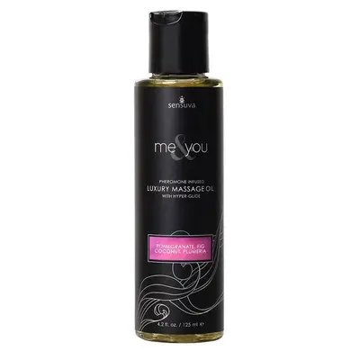 Sensuva - Me&You Pomegranate, Fig, Coconut & Plumeria - Масажна олія, 125 мл.
