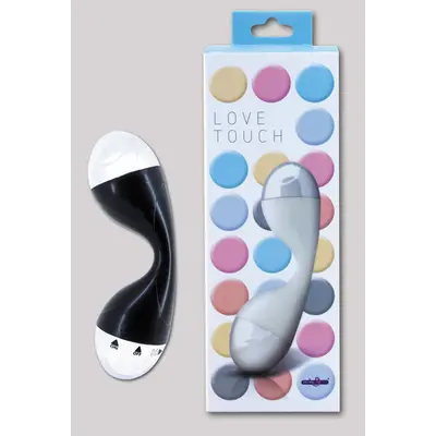 Love Touch Massagegerat, Lichtsenor, Duo Vibro, - Классический вибратор, 12 см (черный)