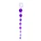 Boss Jelly Anal Beads Purple - анальная цепочка, 26х2.8 см (фиолетовый)