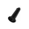LoveToy - King-Sized Anal Dildo - Великий анальний затор, 23.5х5 см (чорний)