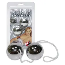 Basic Loveballs Silber - Вагинальные шарики, 23 см (серебристый)