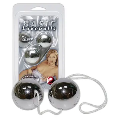 Basic Loveballs Silber - Вагінальні кульки, 23 см (сріблястий)