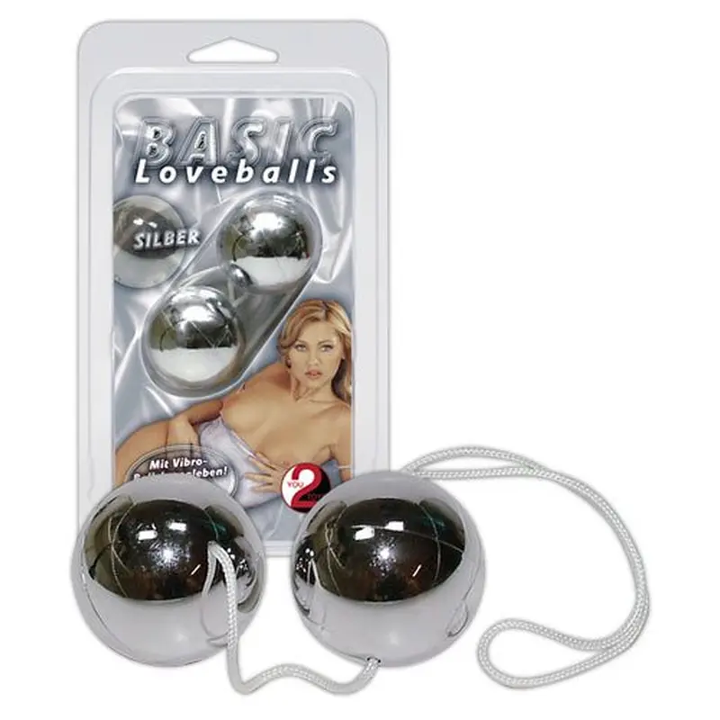 Basic Loveballs Silber - Вагінальні кульки, 23 см (сріблястий)