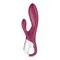 Satisfyer Heated Affair - Вибратор кролик, 20х3.5 см (бордовый)